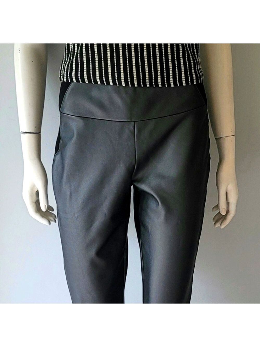 Melanie Lyne Faux Leather Pants Size 6